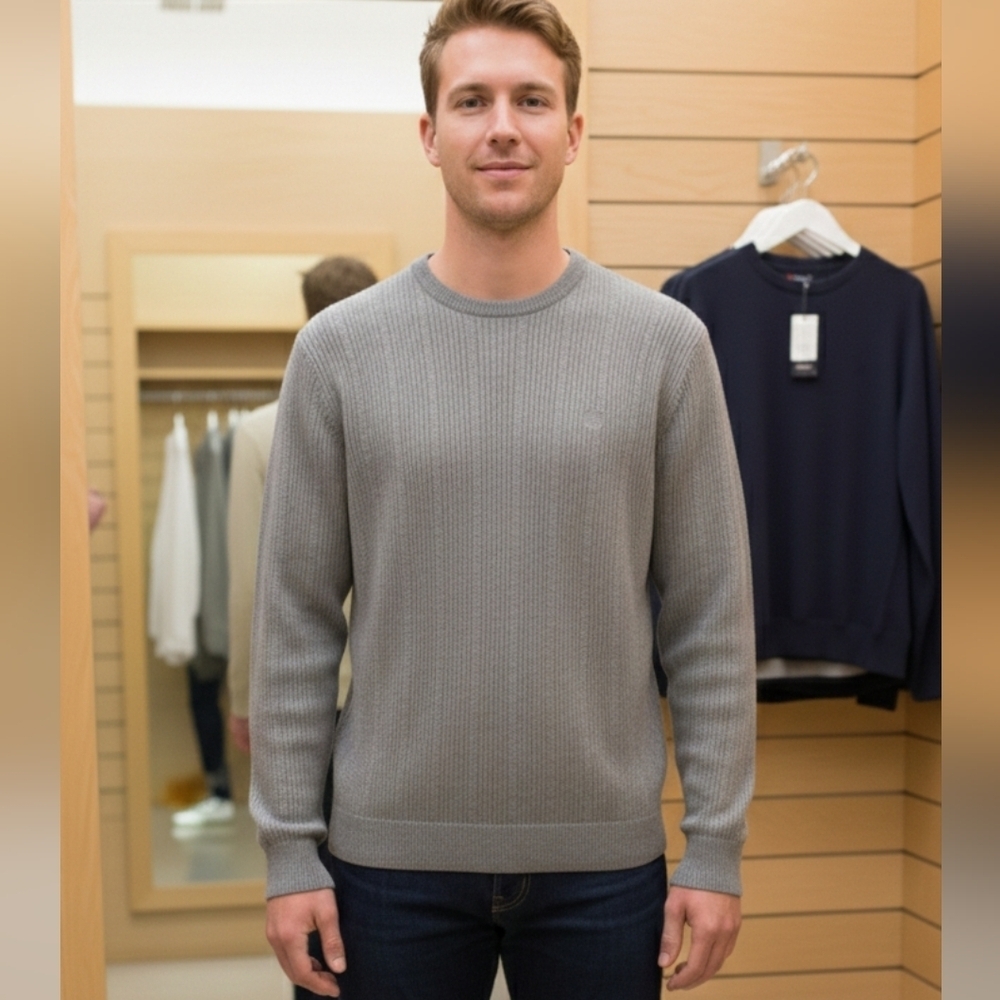 Chaps Mens sweater large grey